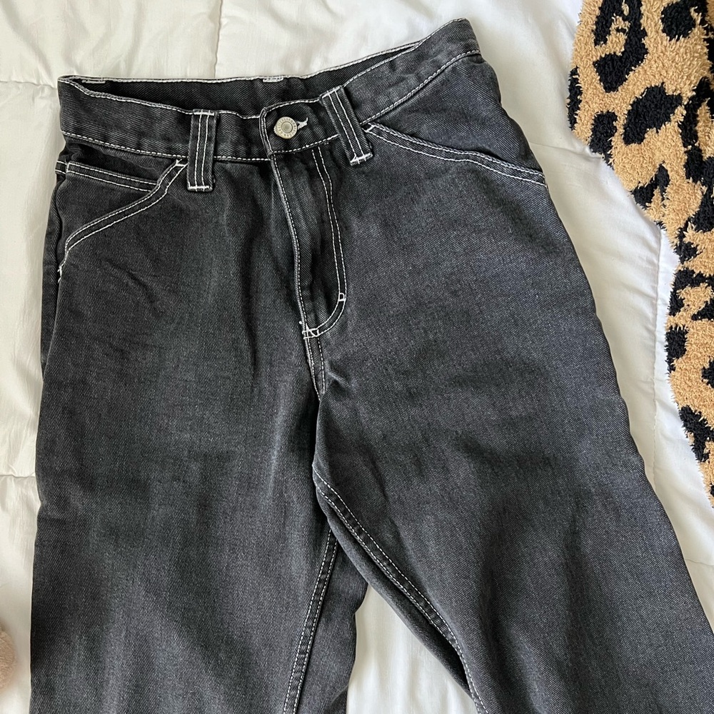 John Galt Brandy Melville Black Washed Carpenter Jean